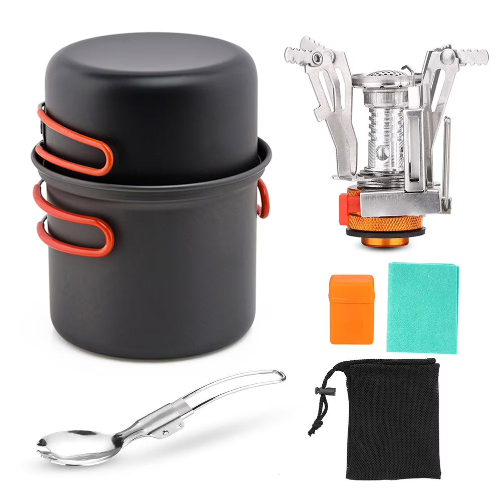 Camping Cookware Set with Cooking Pots S486936