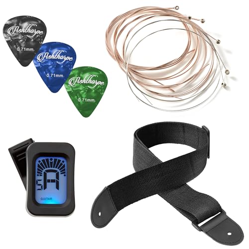38-inch Beginner Acoustic Guitar Package Black R33588