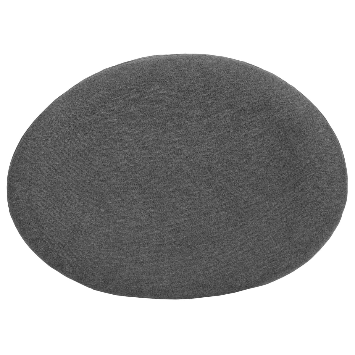Gray Fabric Saddle Wing Ottoman D691
