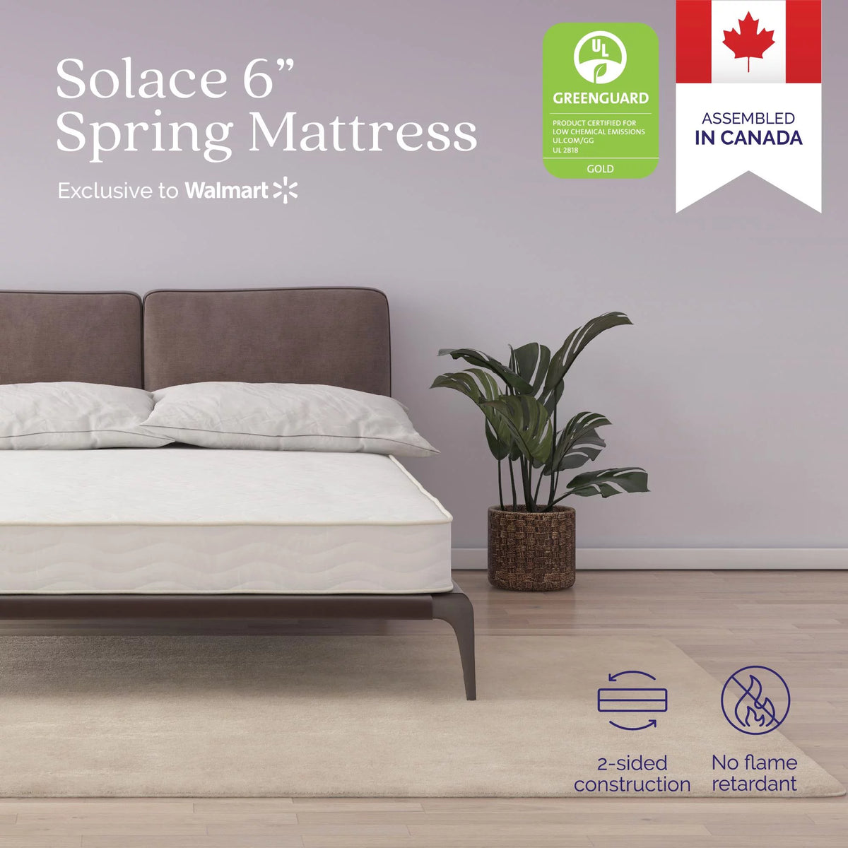 6 Spring Flippable Full Mattress H577720