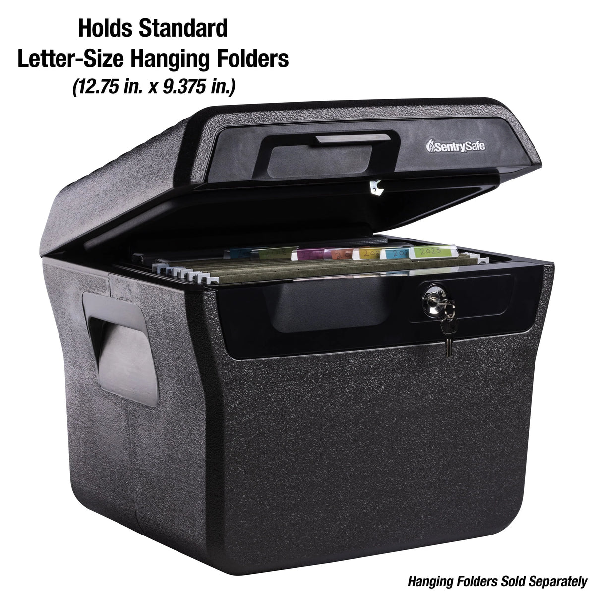 Fire-Resistant Water-Resistant File Safe Box with Key Lock 0.66 Cu. ft. W27797