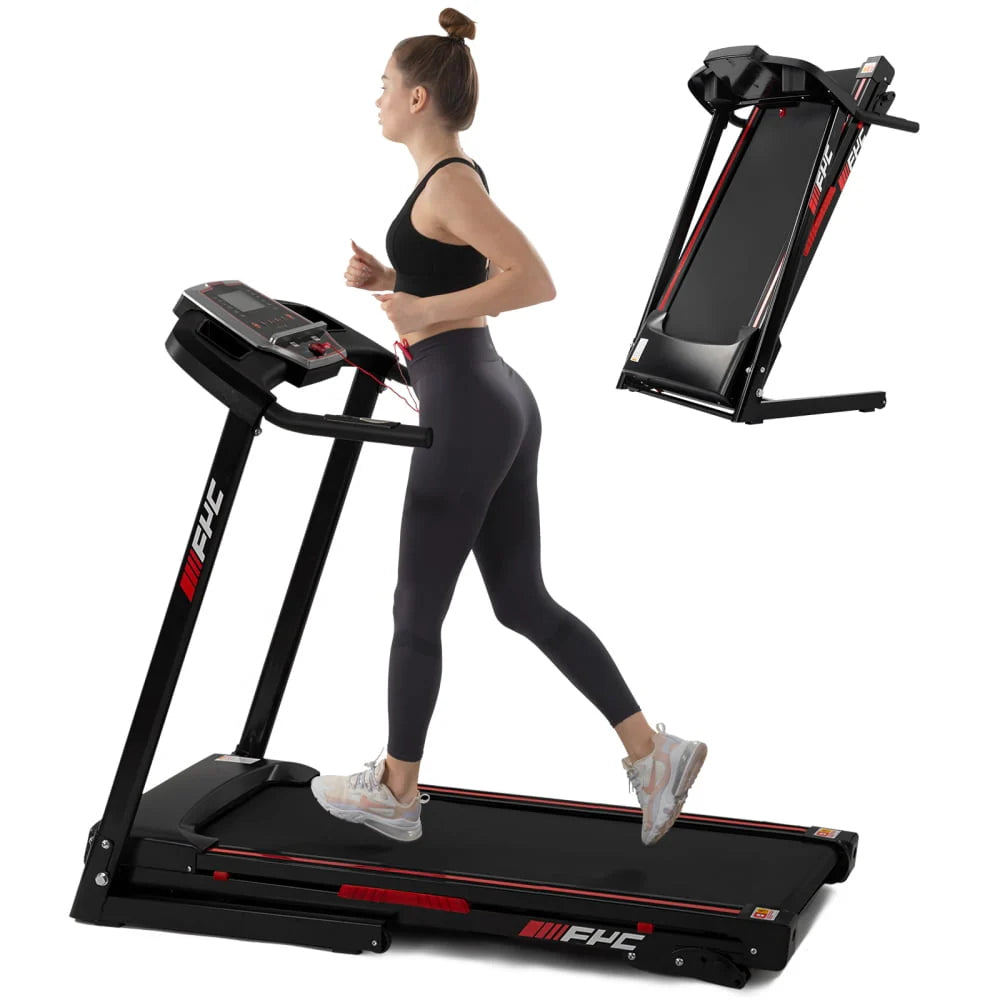 Folding Treadmill 300lb Capacity 3.5HP with Incline X6353