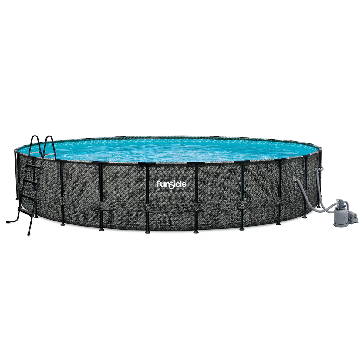 24' x 52" Round Above Ground Swimming Pool V310529