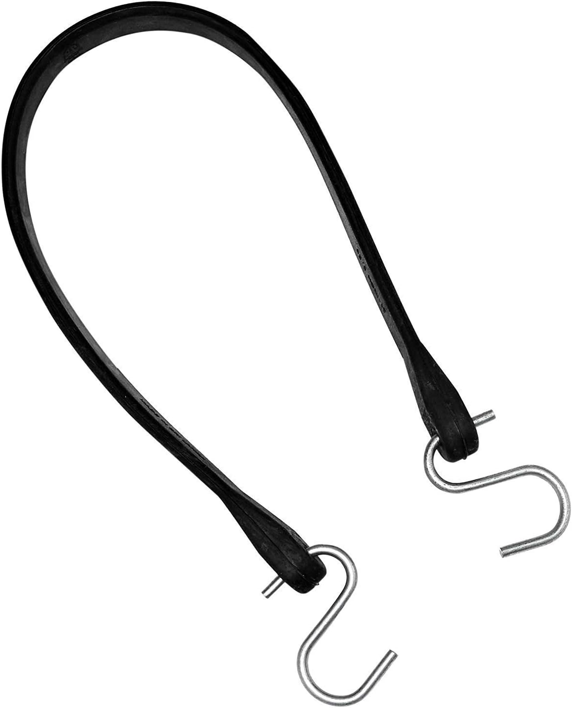 Natural Rubber Bungee Cords with Hooks 15" Pack of 50 A965854