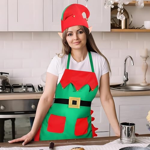 Red & Green Apron P106491