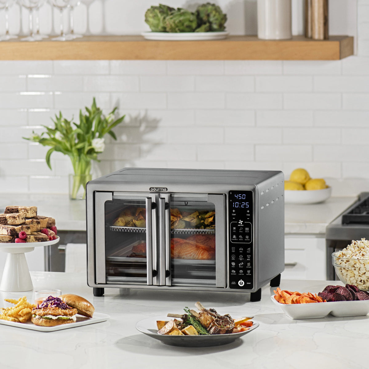 6-Slice Digital Toaster Oven Air Fryer Q7120