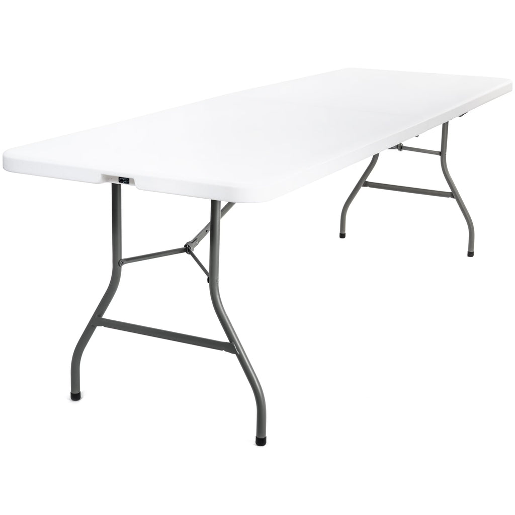 8'X30" Rhinolite Plastic Half Folding Banquet Table H52366