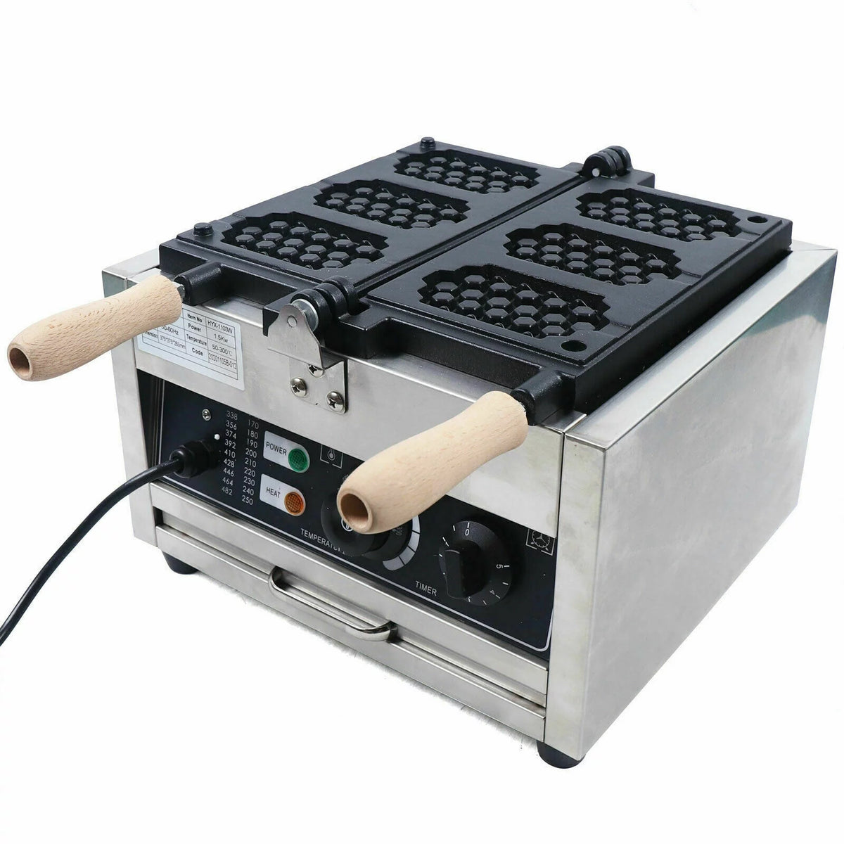 Nonstick Electric Waffle Maker 1500W O2388