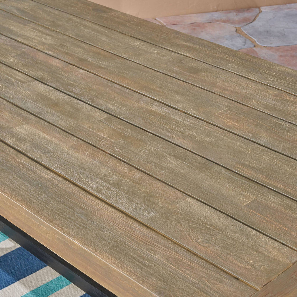 Teak Acacia Wood Dining Table Y37946