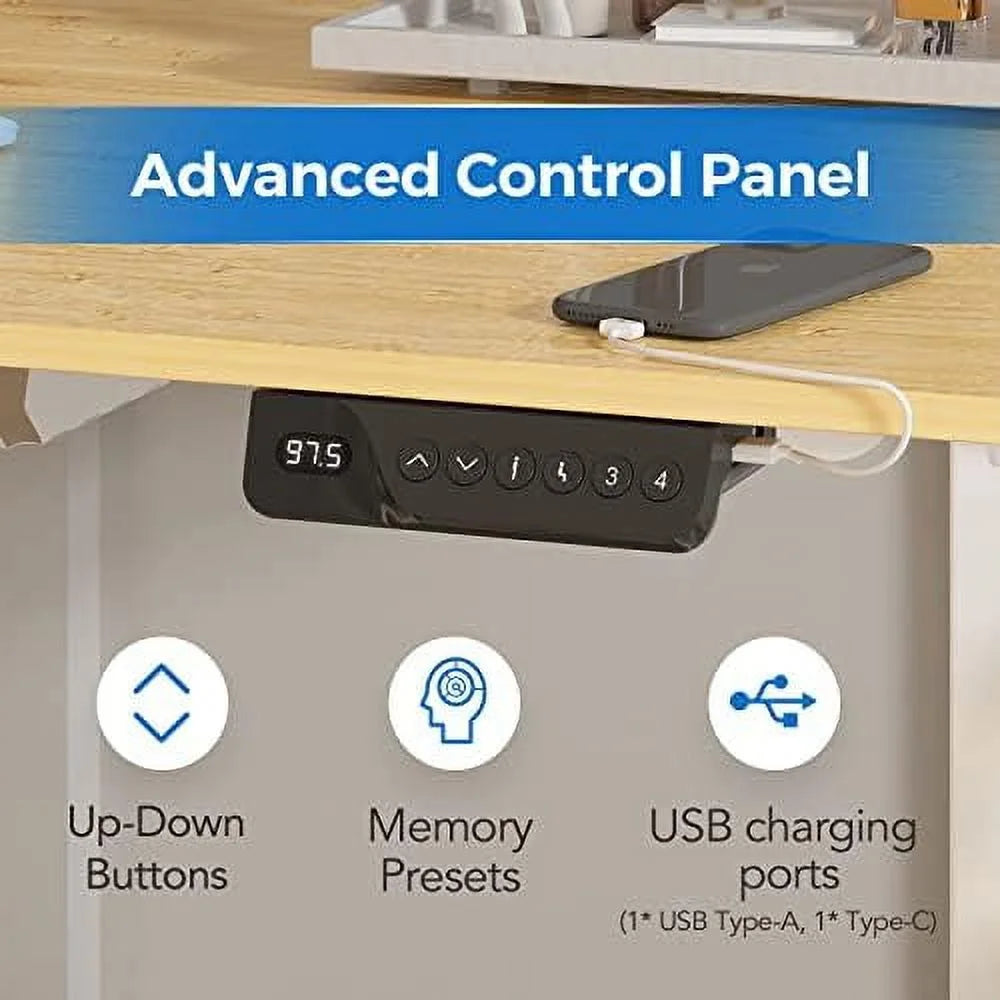 Height Adjustable Electric Sit Stand Desk 40 x 24 Inches K571600