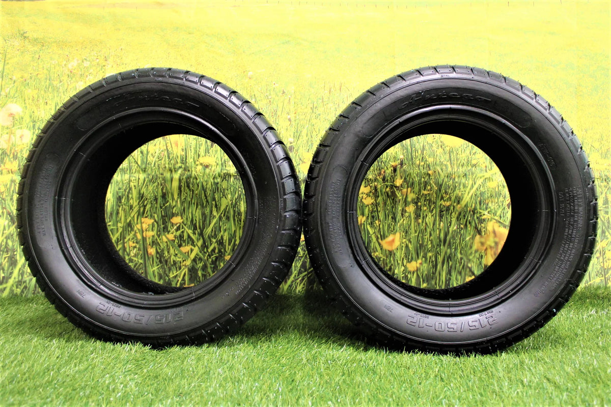 215/50-12 4 Ply Set of 2 Golf Cart Tires I8158