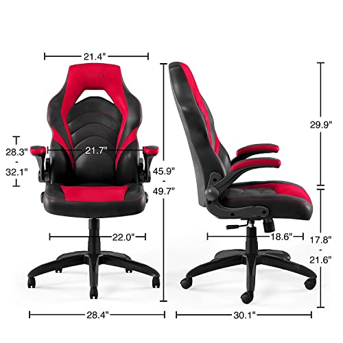 Gaming Chair Black and Red N55398