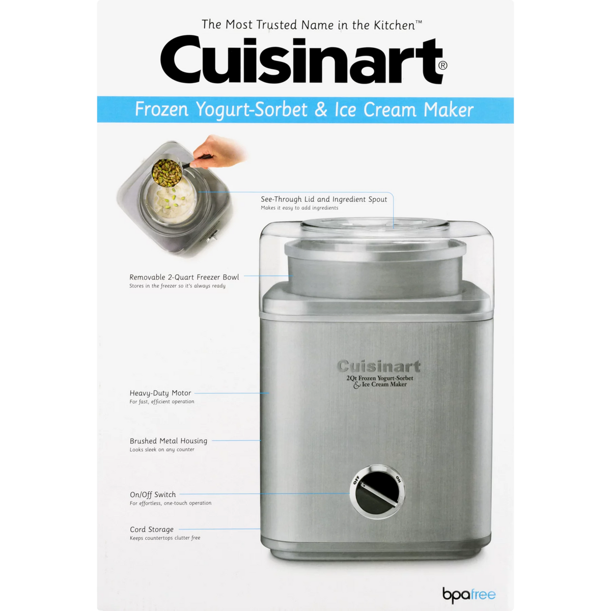 2-Quart Frozen Yogurt-Sorbet & Ice Cream Maker R3984