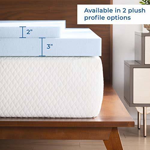 3 inch Gel Infused Memory Foam Mattress Topper F799506