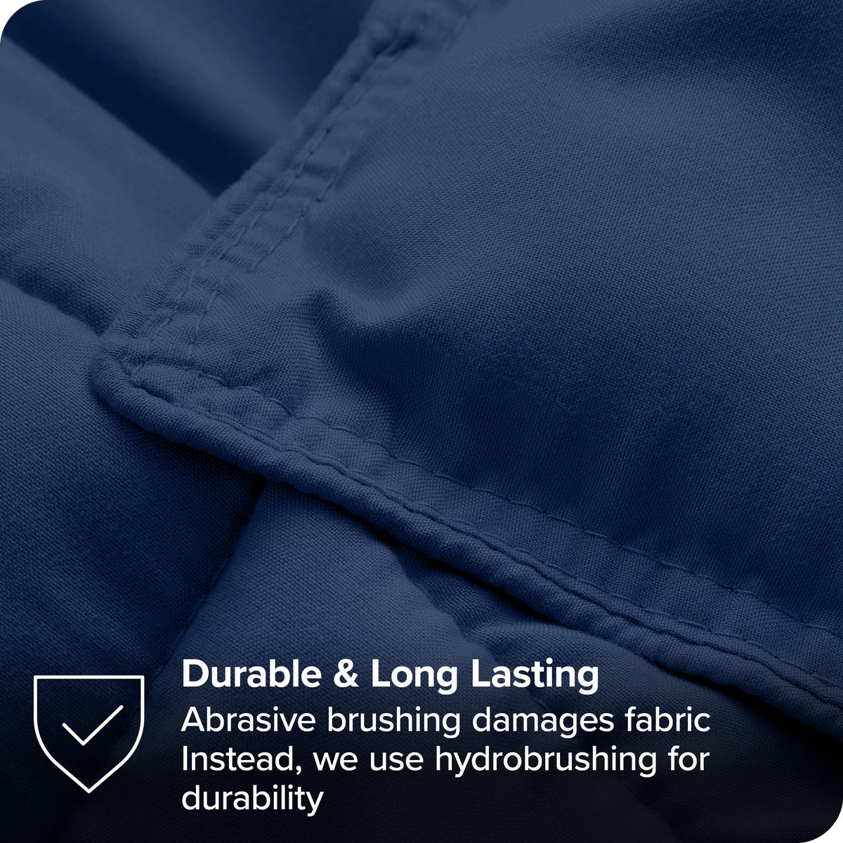 Queen Dark Blue Down Alternative Comforter Set X203