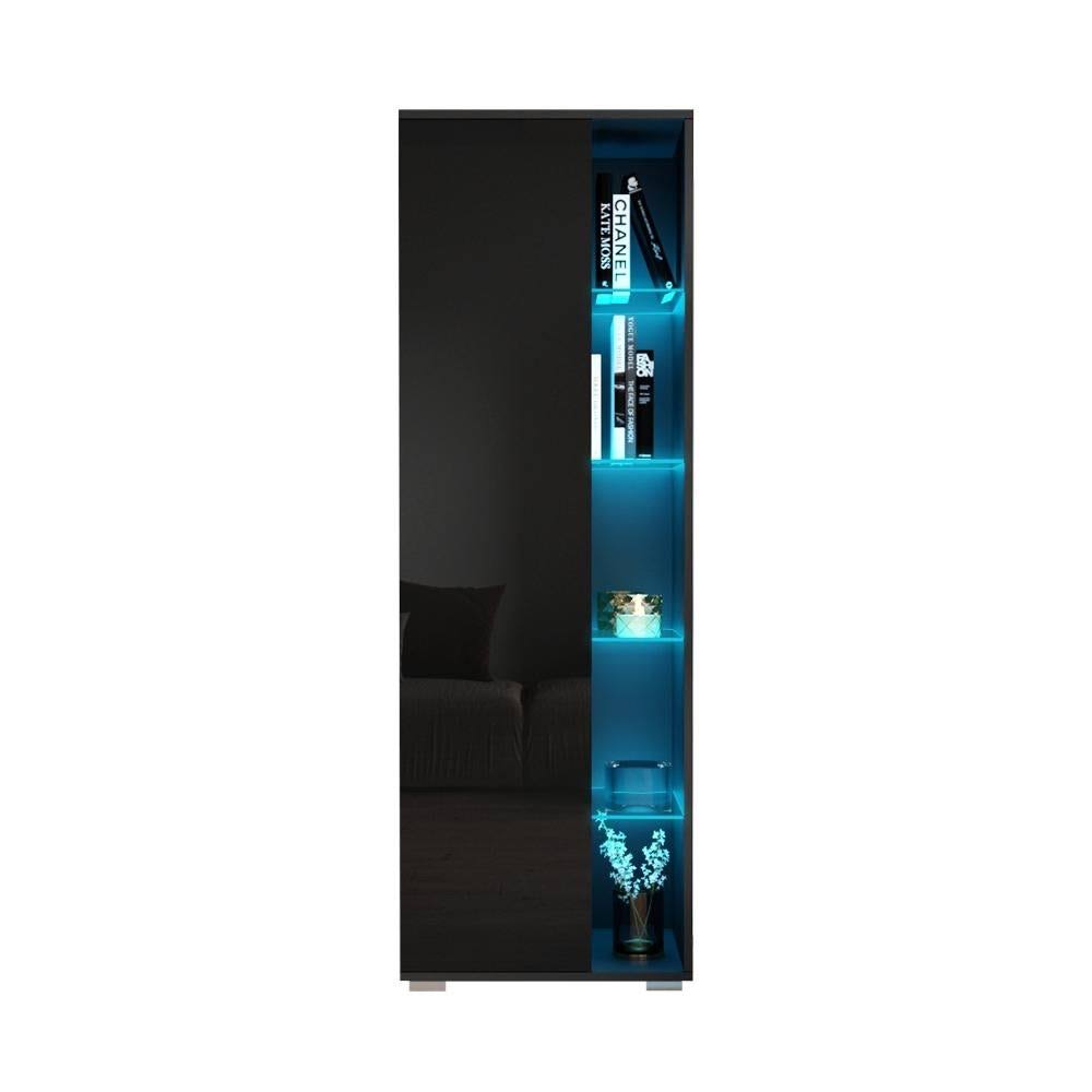 Gray Bookcase D966
