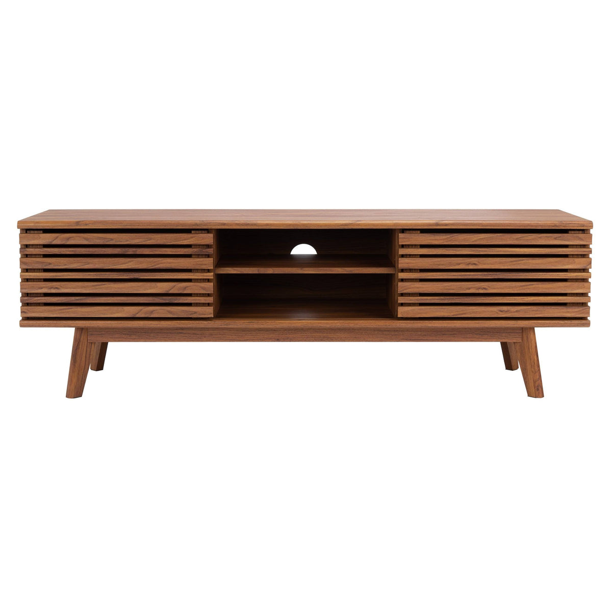 Walnut 2-Shelf Media Stand M408487