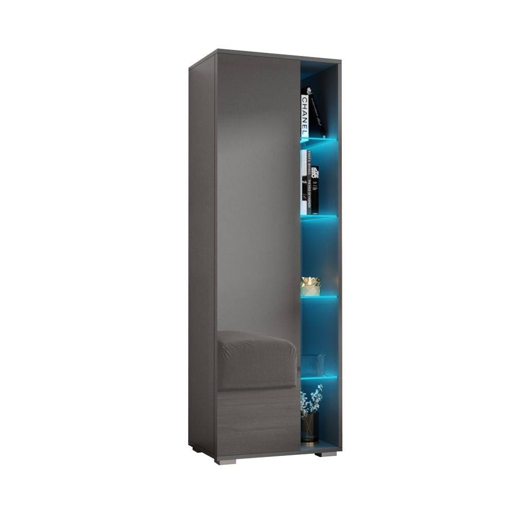 Gray Bookcase D966