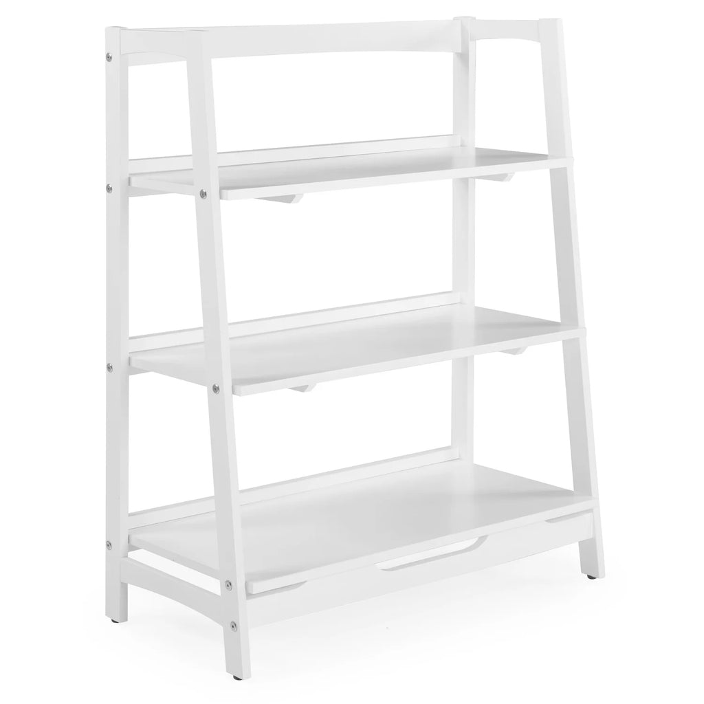 Mid Century White Shelving Unit C383605