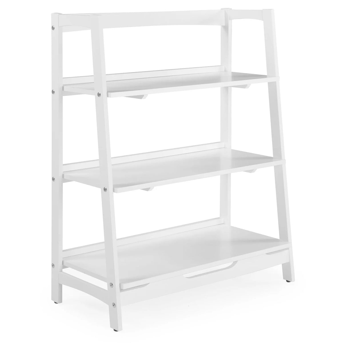 Mid Century White Shelving Unit C383605