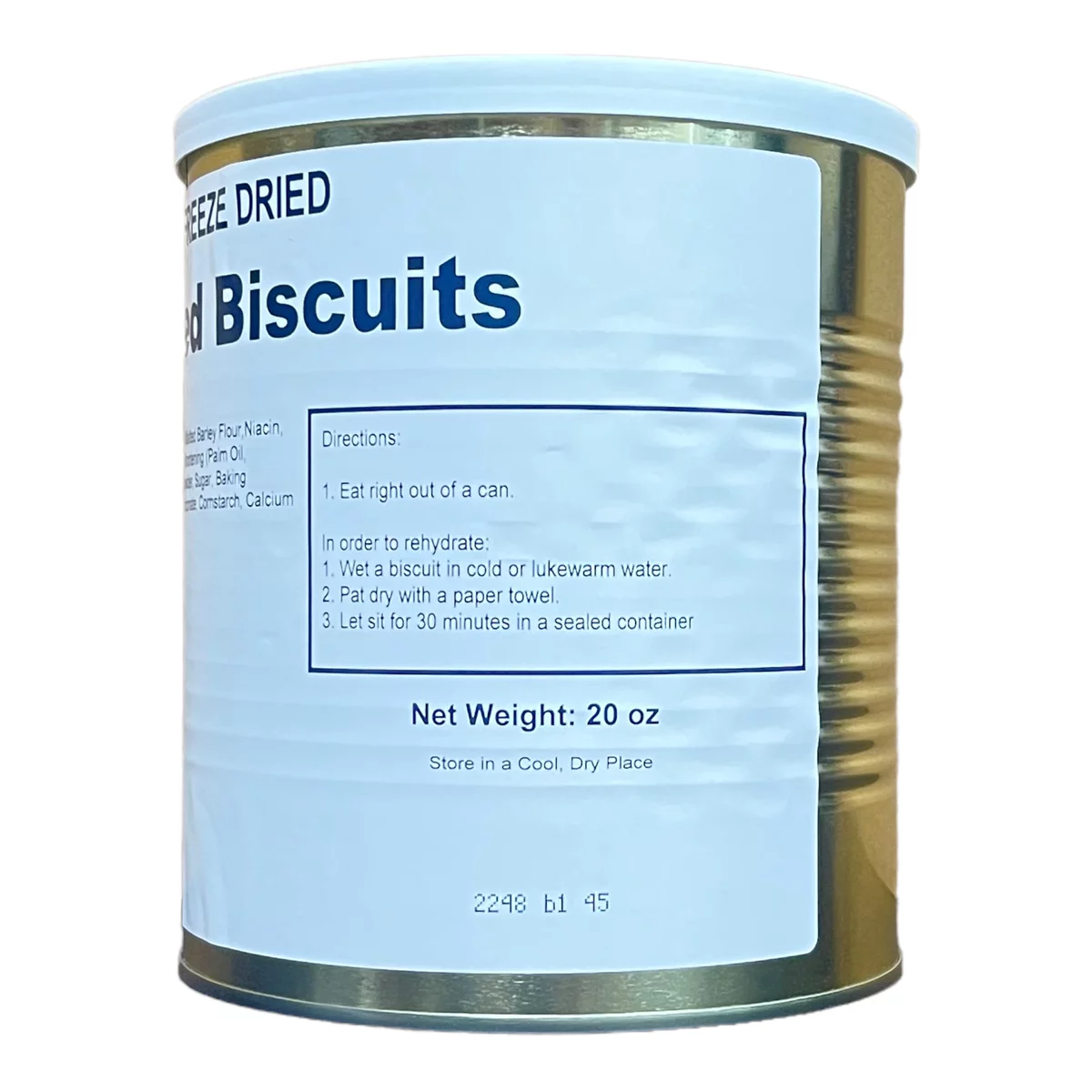Freeze Dried Baked Biscuits #10 Can Y866702
