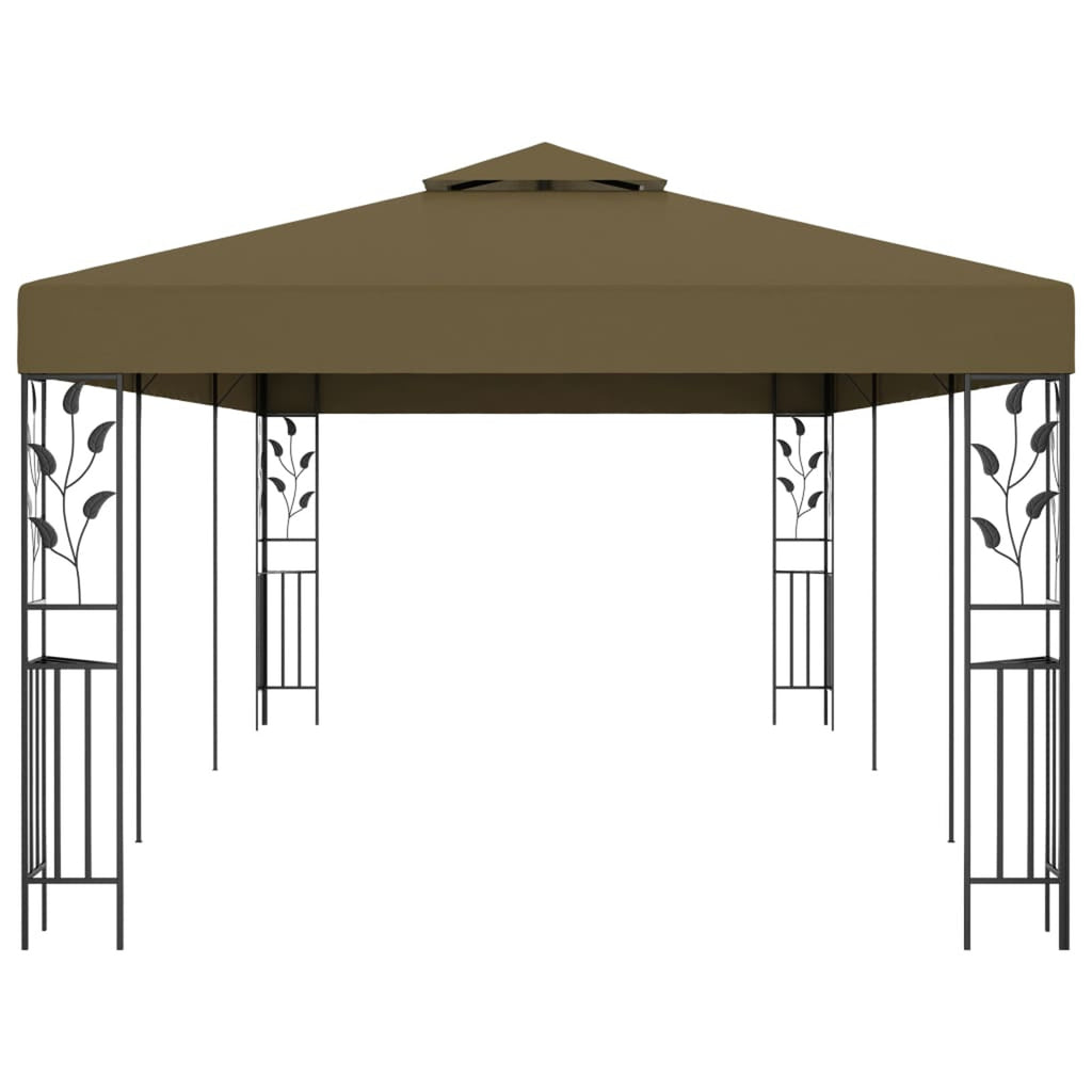 19.7'x9.8' Taupe Gazebo L591