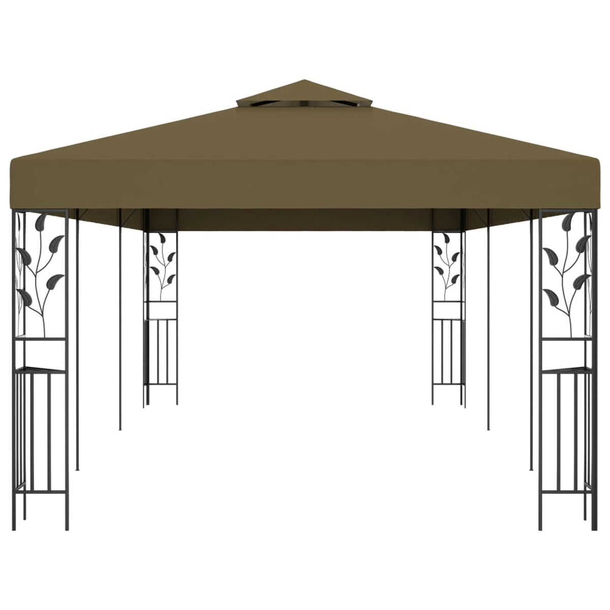 19.7'x9.8' Taupe Gazebo L591
