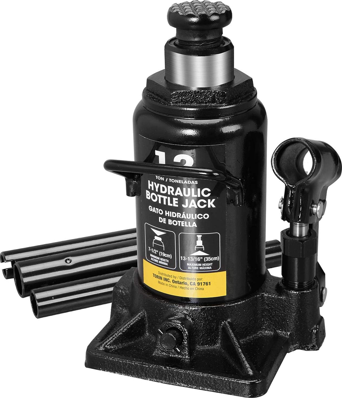Black Pack of 2 Hydraulic Bottle Jack W688598