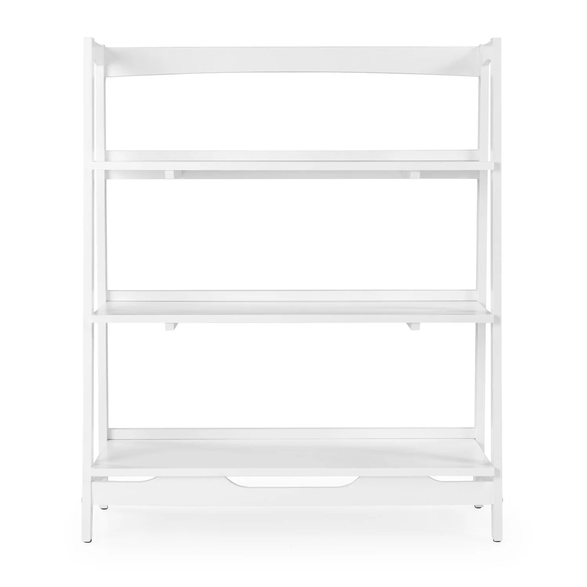 Mid Century White Shelving Unit C383605