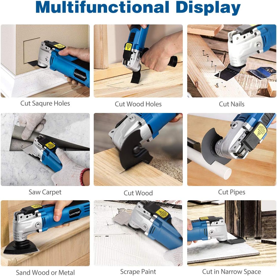 Oscillating Multi Tool with 35 Pc Accessories, Pack of 2 I982