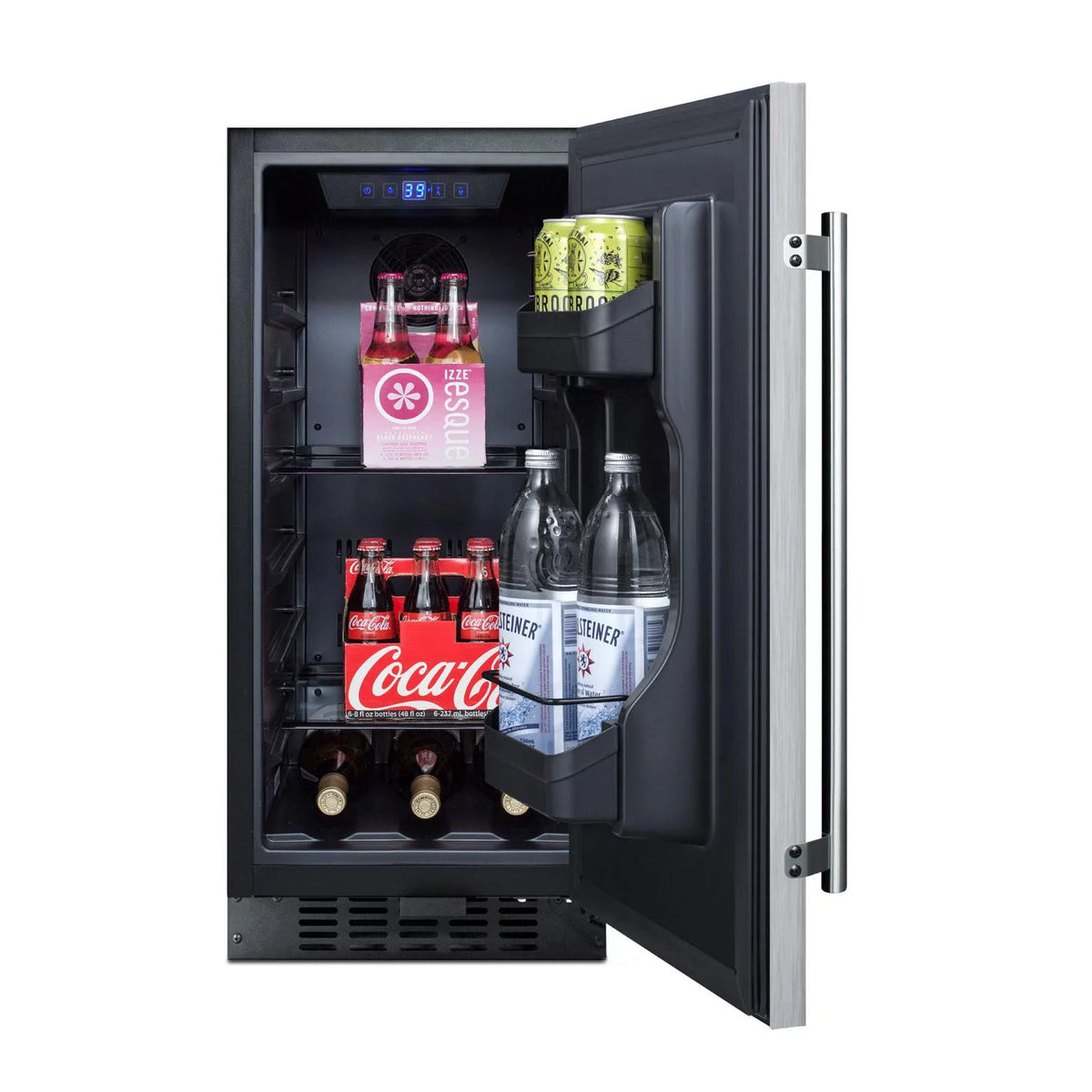 15-Inch 3.0 Cu. Ft. Outdoor Rated Compact Refrigerator - Stainless Steel S717