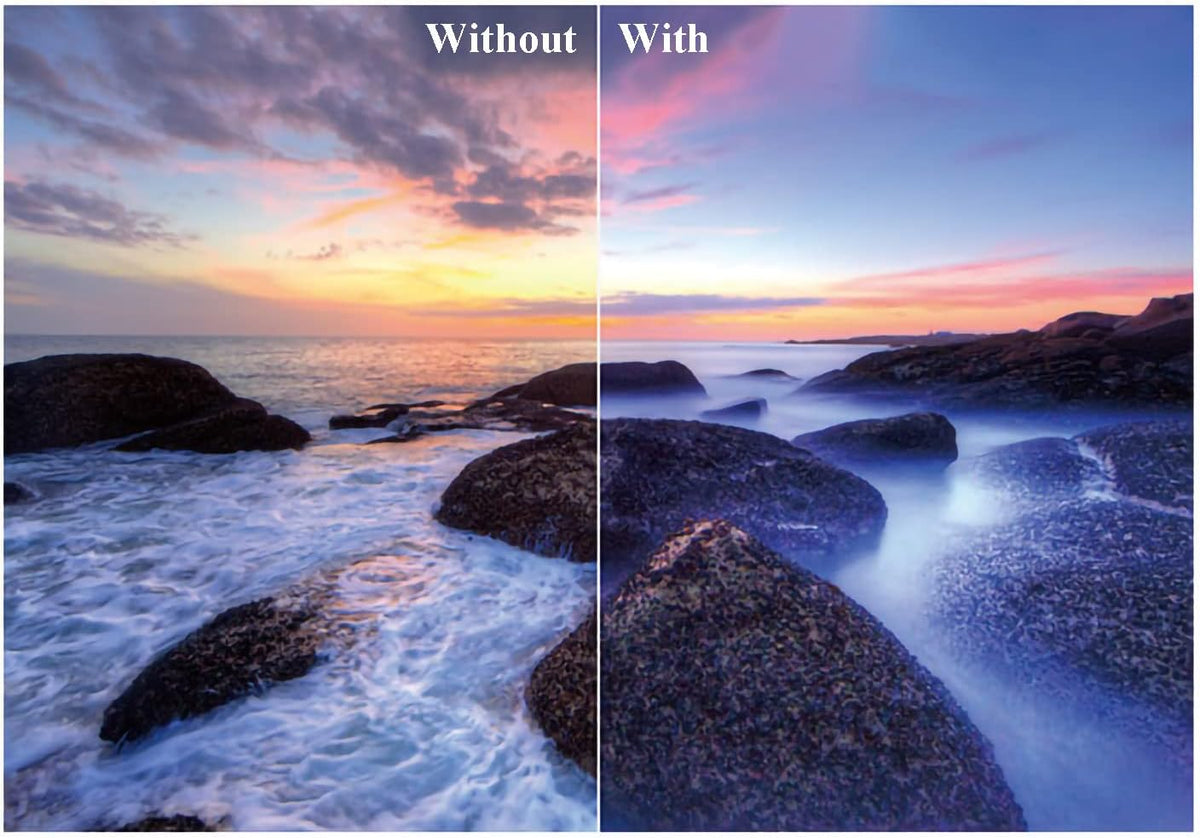 52mm Variable Neutral Density Filter ND2-ND400 (1-9 Stop) Ultra Slim Filter Pack of 2 N577