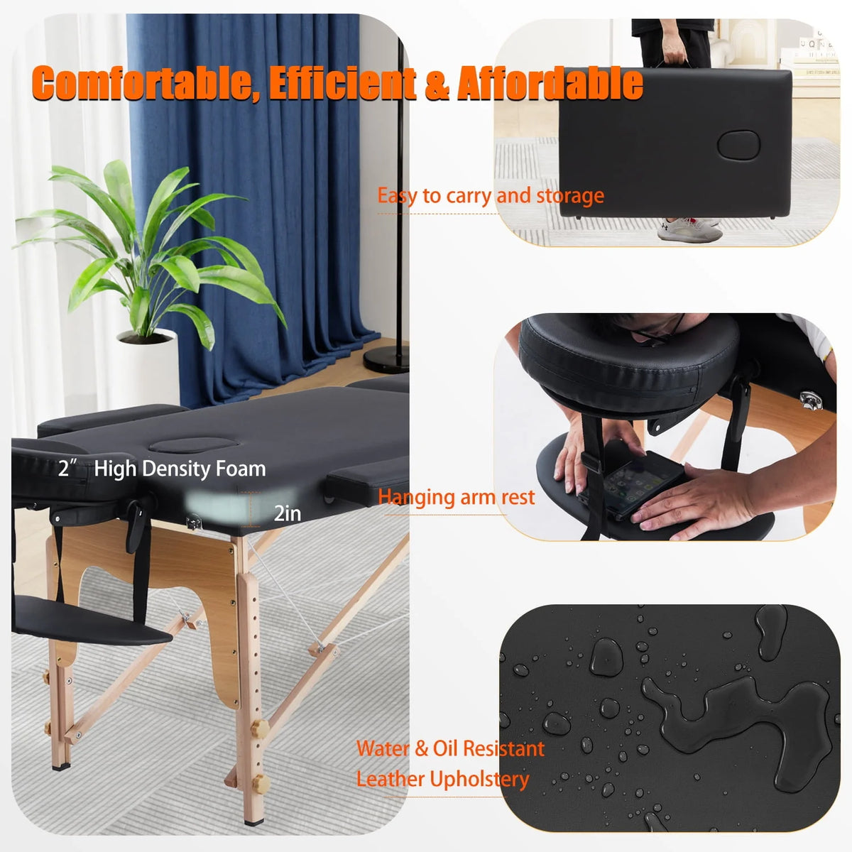 84 inch Adjustable Portable Massage Table C5714