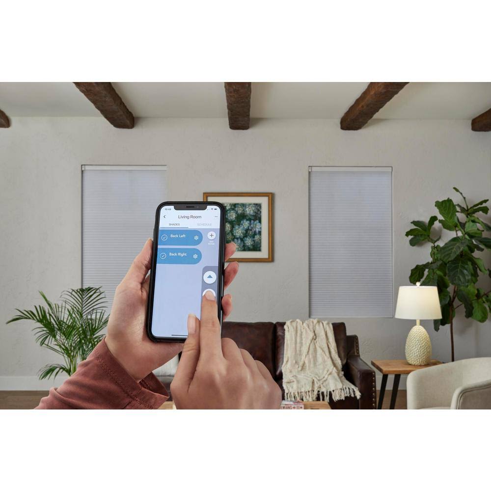 White Cordless Blackout Cellular Shade 38.25 in. W x 48 in. L D56237