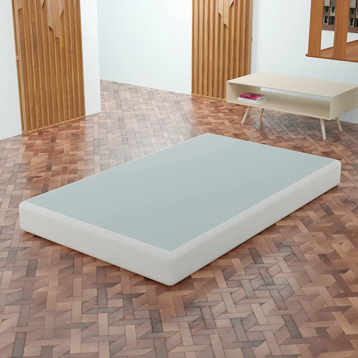 White 4.5-Inch Wood Box Spring R710903