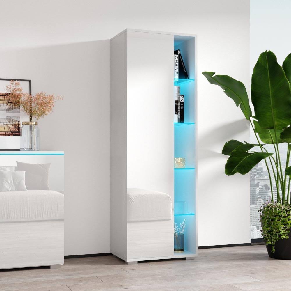 Gray Bookcase D966