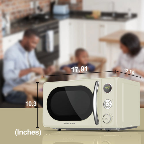 0.7 Cu. ft. 700 Watts Cream Countertop Microwave Oven P382511