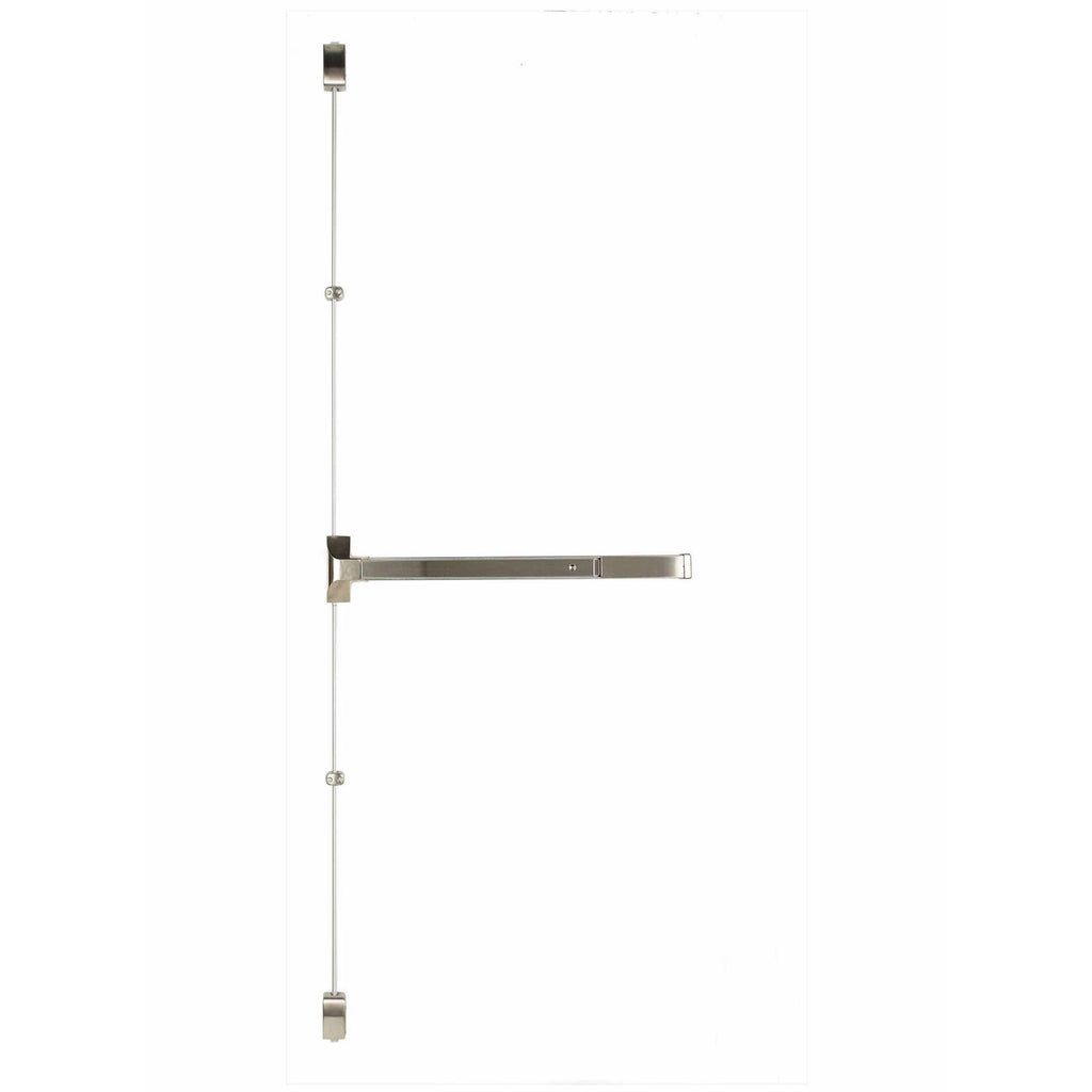 Vertical Rod Exit Device 36 inch Silver Finish L8229