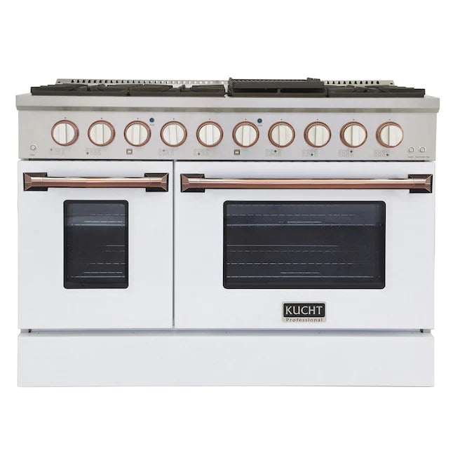 48 In. 6.7 cu ft. Propane Gas Range with White Door A51699