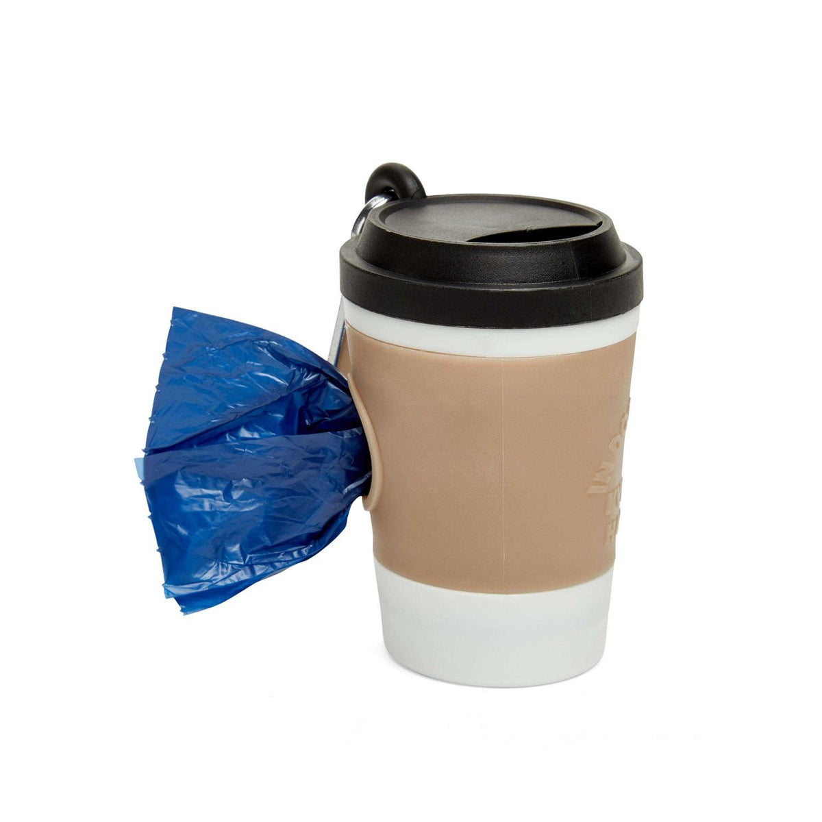 Coffee Cup Dog Waste Bag Dispenser with Refill Rolls Z249