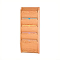Light Oak 5 Pocket File Holder P36230