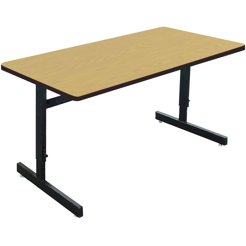 30 x 72 in. Adjustable Height Computer & Training Tables R76361