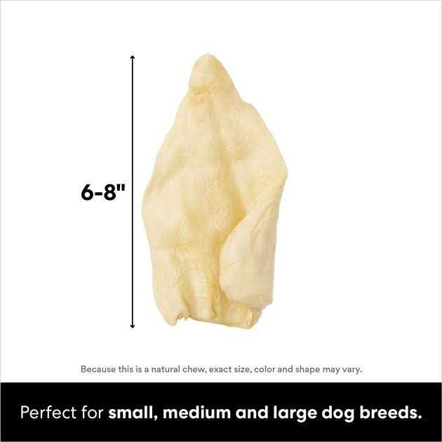 Water Buffalo Ear Chews Dog Treats G794438