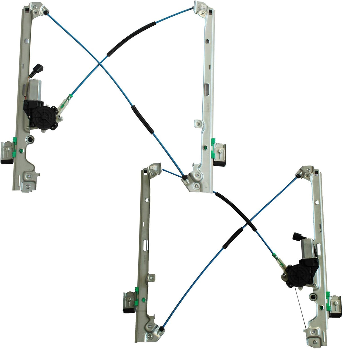 Front Left & Right Power Window Regulator with Motor Assembly Y46992