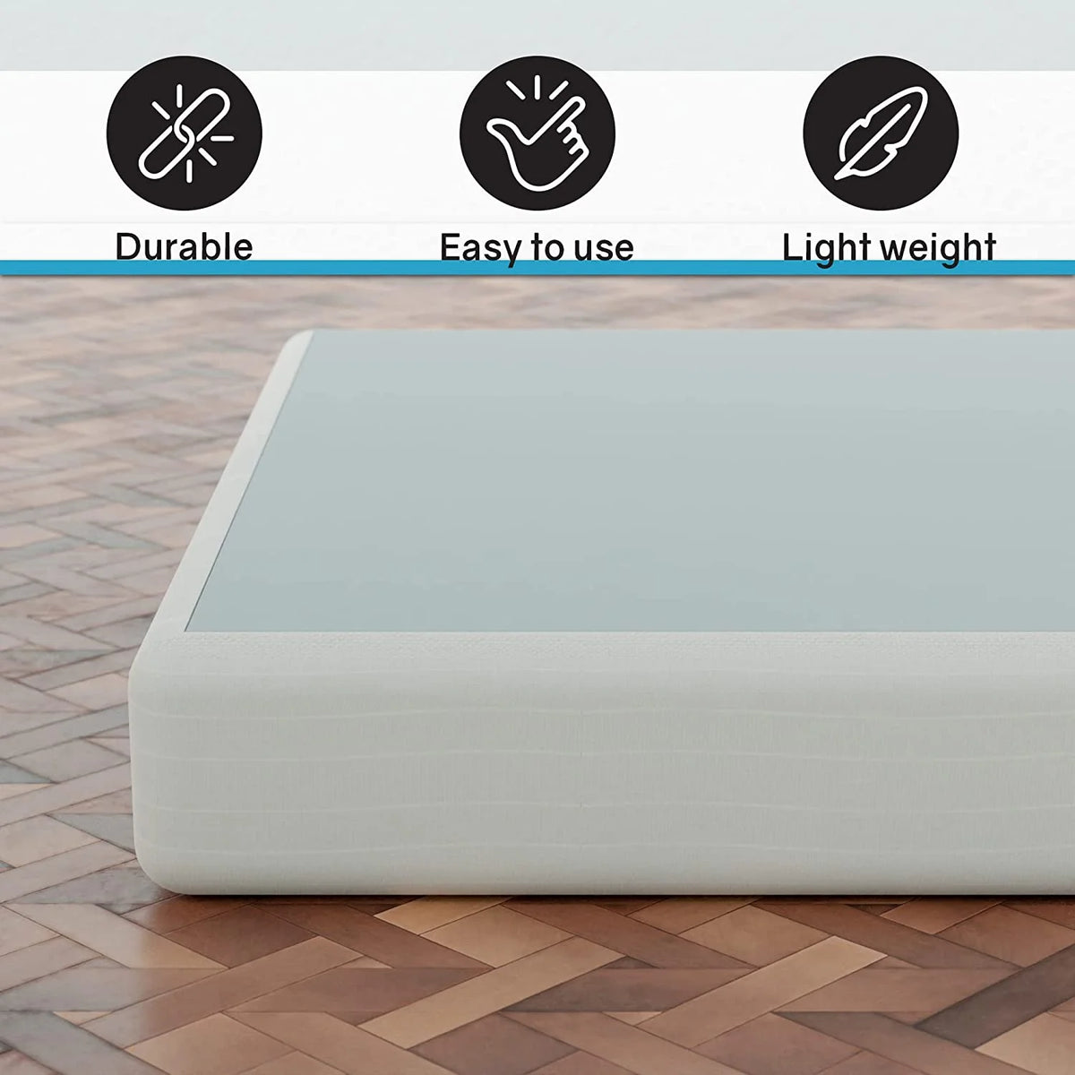 White 4.5-Inch Wood Box Spring R710903