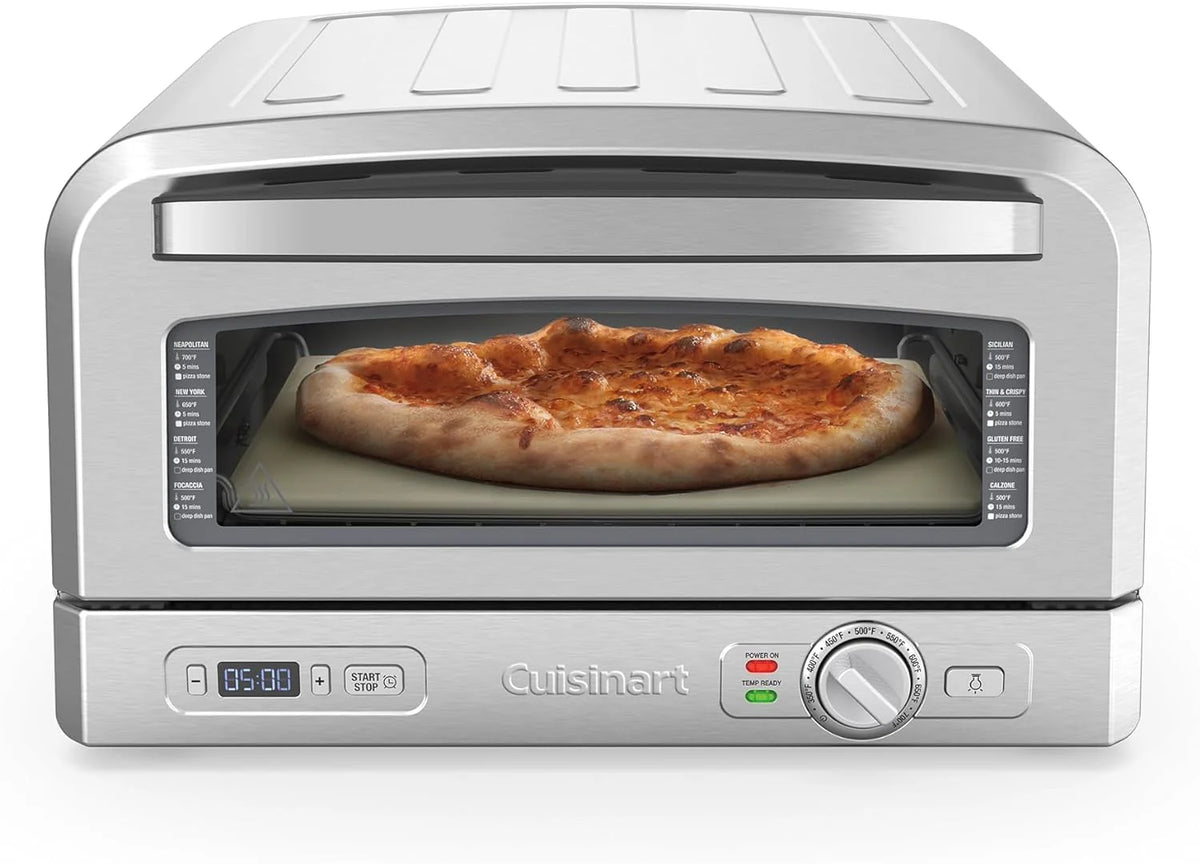 1800W Indoor Pizza Oven with Pizza Stone, Deep-Dish Pan & Pizza Peel Z87967
