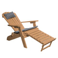 Recycled Plastic Adirondack Chair with Ottoman V68992