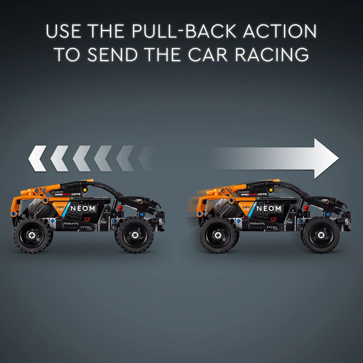 Pull Back Off-Road Race Car Toy I4072