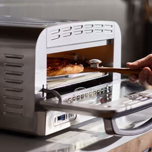 1800W Indoor Pizza Oven with Pizza Stone, Deep-Dish Pan & Pizza Peel Z87967
