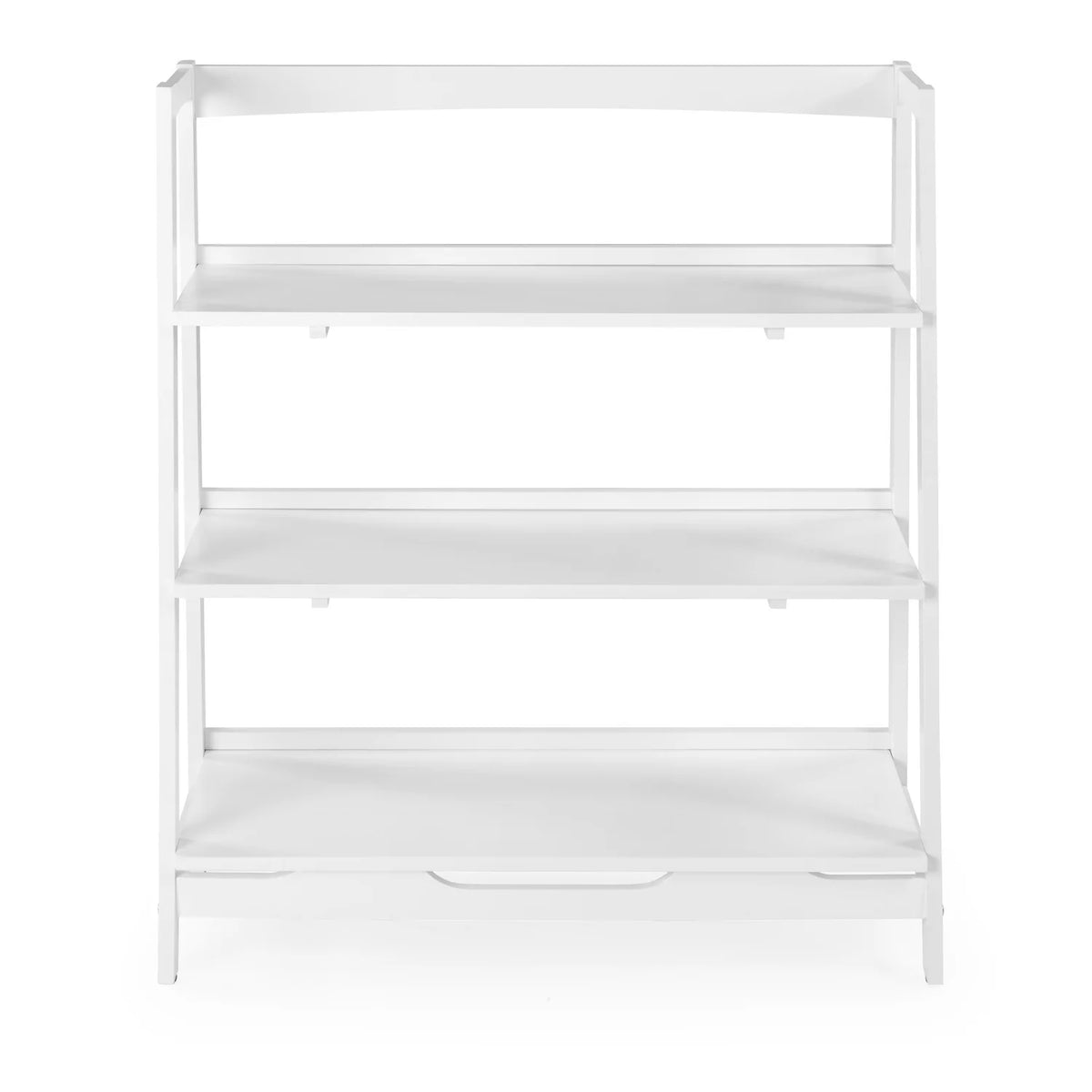Mid Century White Shelving Unit C383605